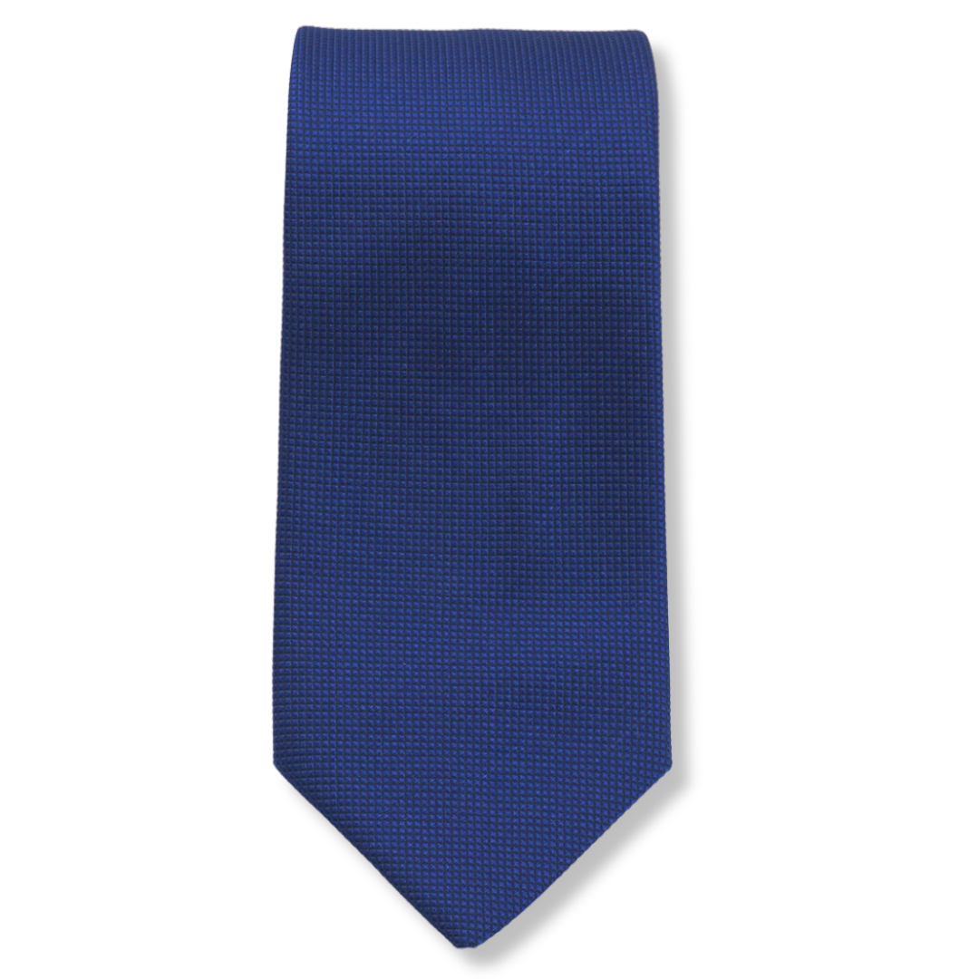 Cravatta Fil a Fil Blu