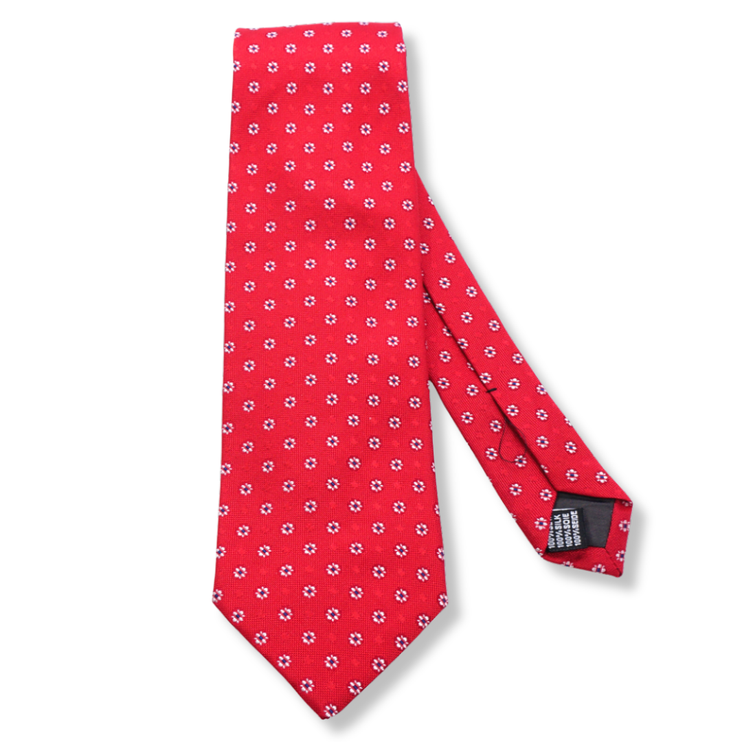 Cravatta raso di Seta rossa